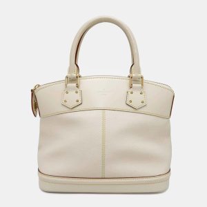 Louis Vuitton Blanc Suhali Leather PM Lock It, Tote Handbags - Luxury Closet catalog