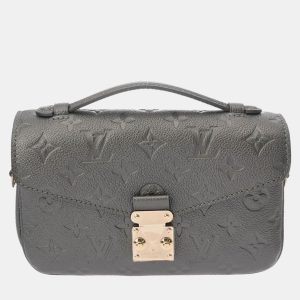 Louis Vuitton Gunmetal Monogram Empreinte Leather Pochette Metis MM Handbag, Shoulder Bags - Luxury Closet catalog