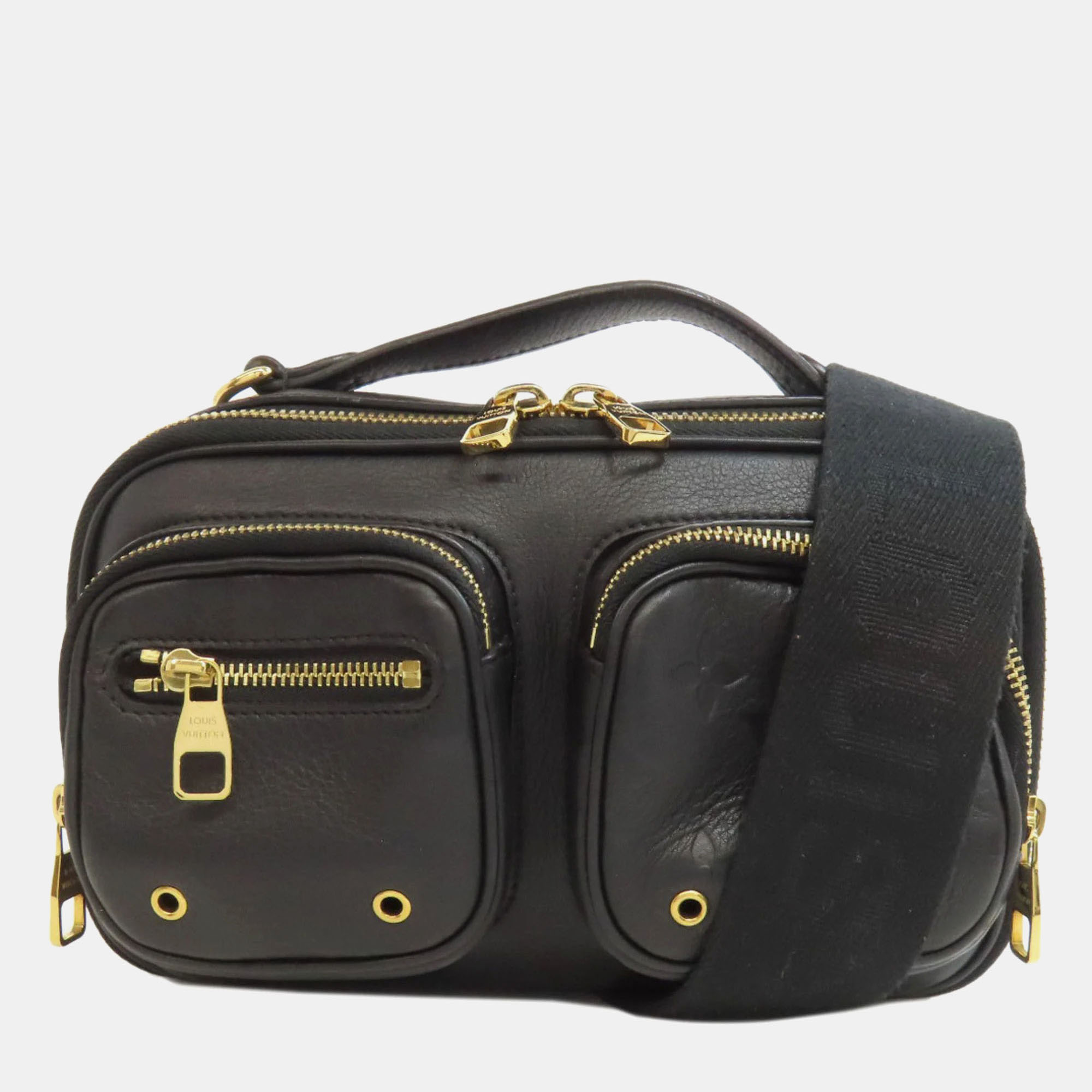 Louis Vuitton Black Leather Utility Crossbody Bag, Handbags - Luxury Closet catalog