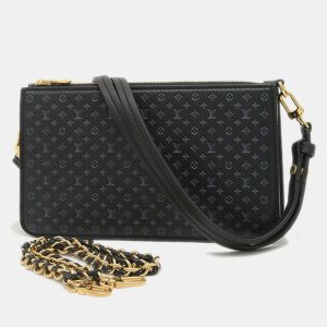 Louis Vuitton Black Nanogram Leather Pochette Lexington Chain Shoulder Bag, Shoulder Bags - Luxury Closet catalog