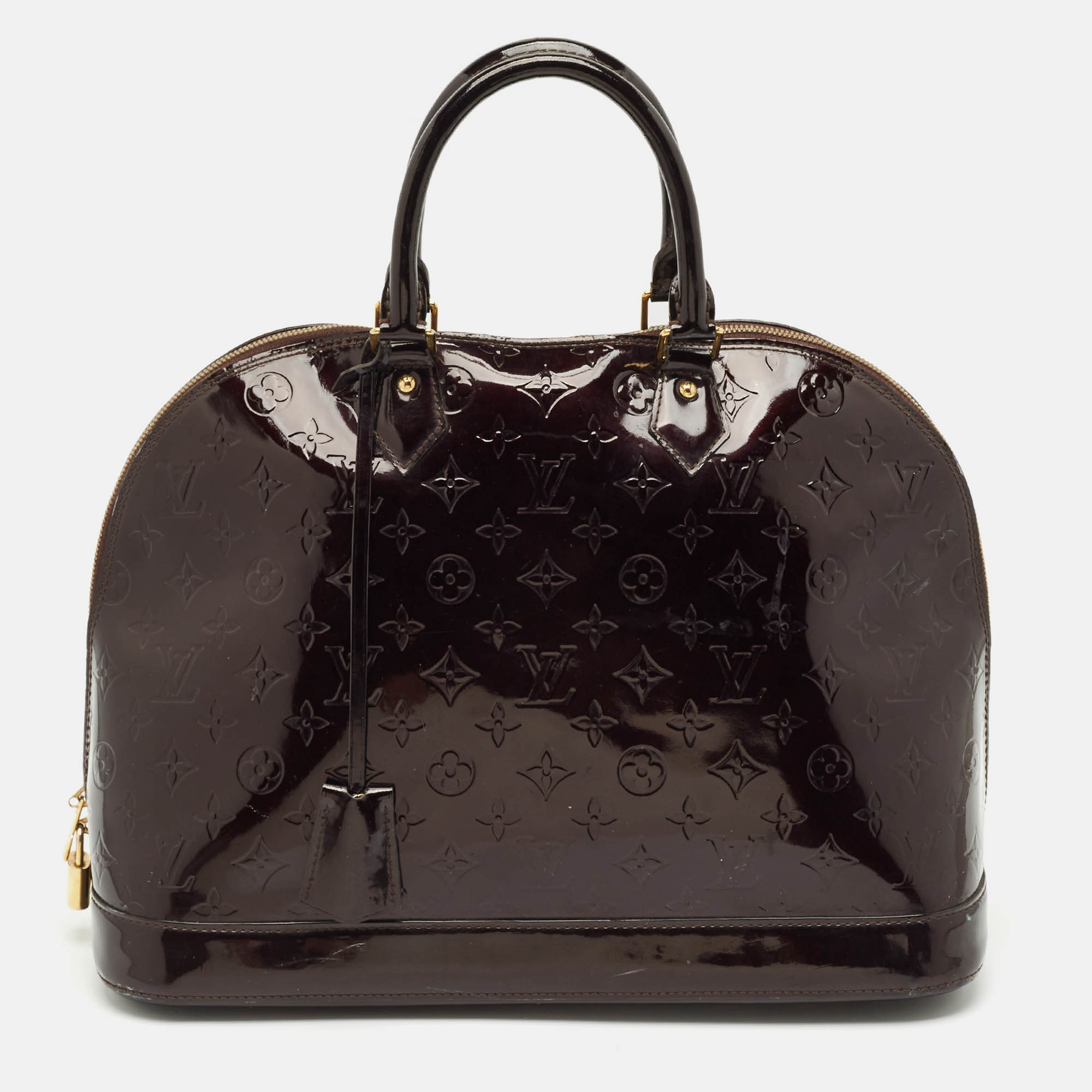 Louis Vuitton Amarante Monogram Vernis Alma GM Bag, Satchels - Luxury Closet catalog