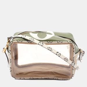 Louis Vuitton White Khaki Monogram Giant Canvas Beach Shoulder Bag, Shoulder Bags - Luxury Closet catalog