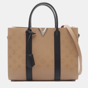 Louis Vuitton Beige and Black Monogram Canvas Very MM Tote Bag, Tote Handbags - Luxury Closet catalog