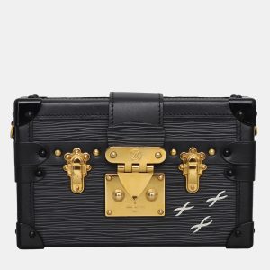 Louis Vuitton Black Epi Leather Petite Malle Shoulder Bag, Shoulder Bags - Luxury Closet catalog