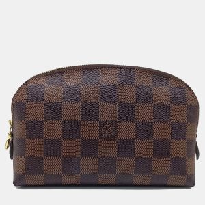 Louis Vuitton Brown Canvas Damier Cosmetic Pouch, Handbags - Luxury Closet catalog