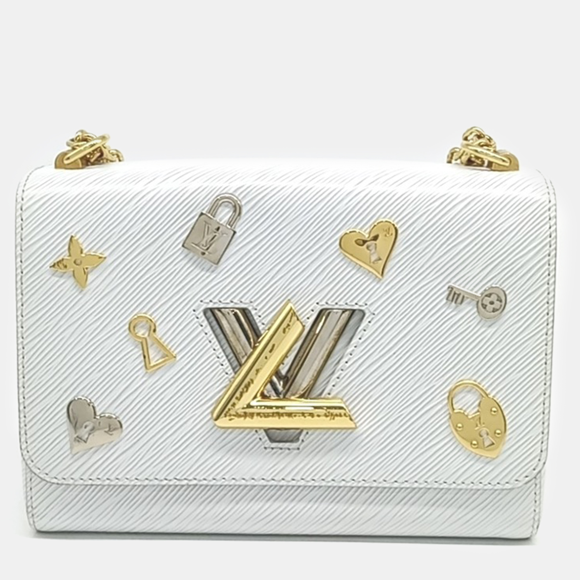 Louis Vuitton White Epi Leather Epi Twist MM bag, Shoulder Bags - Luxury Closet catalog