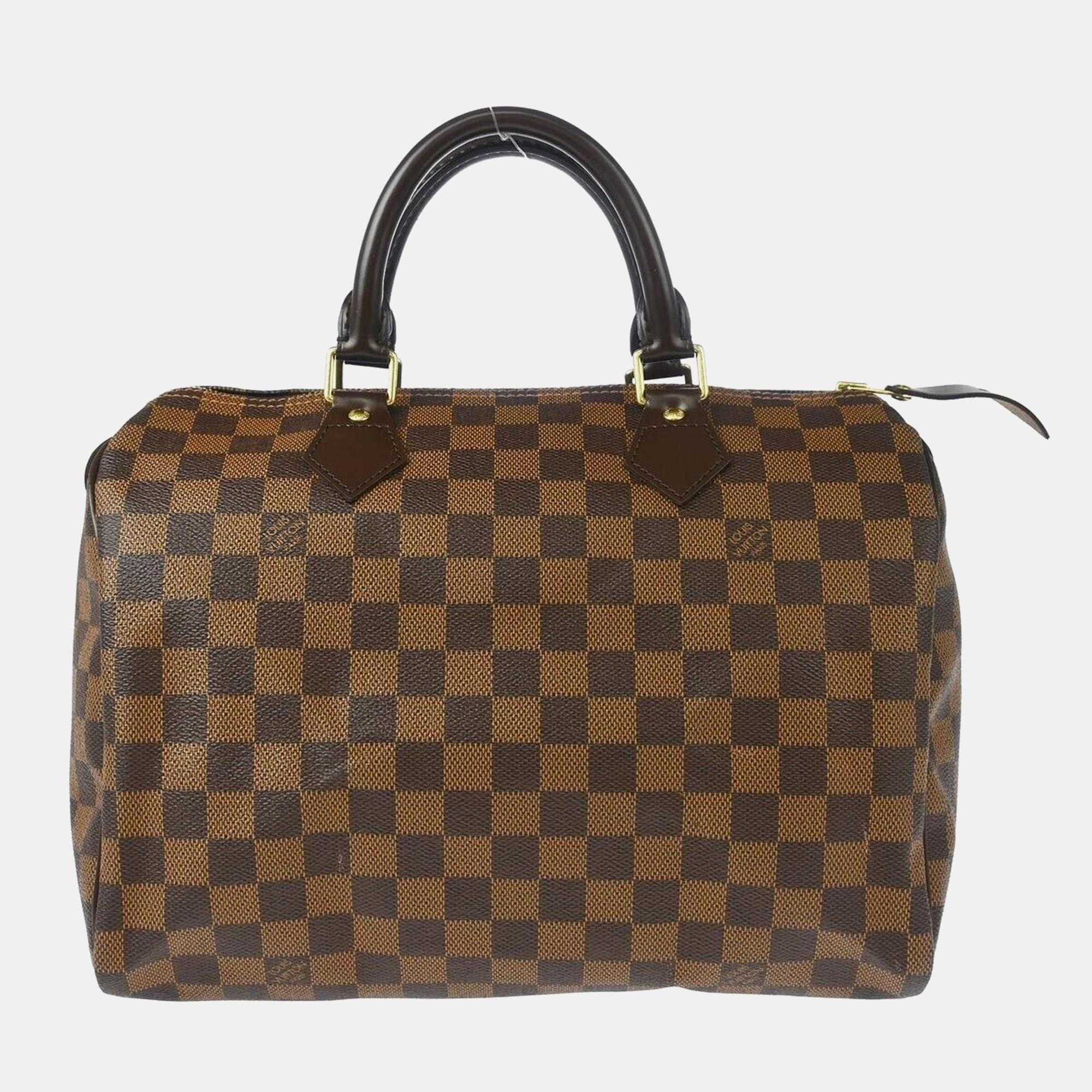 Louis Vuitton Brown Damier Ebene Speedy 30 Handbag, Satchels - Luxury Closet catalog