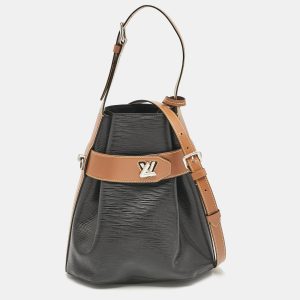 Louis Vuitton Black/Brown Epi Leather Twist Bucket Bag, Shoulder Bags - Luxury Closet catalog