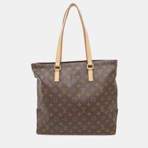 Louis Vuitton Brown Monogram Canvas Cabas Mezzo Tote Bag, Shoulder Bags - Luxury Closet catalog