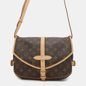 Louis Vuitton Brown Monogram Canvas Saumur 30 Shoulder Bag, Shoulder Bags - Luxury Closet catalog