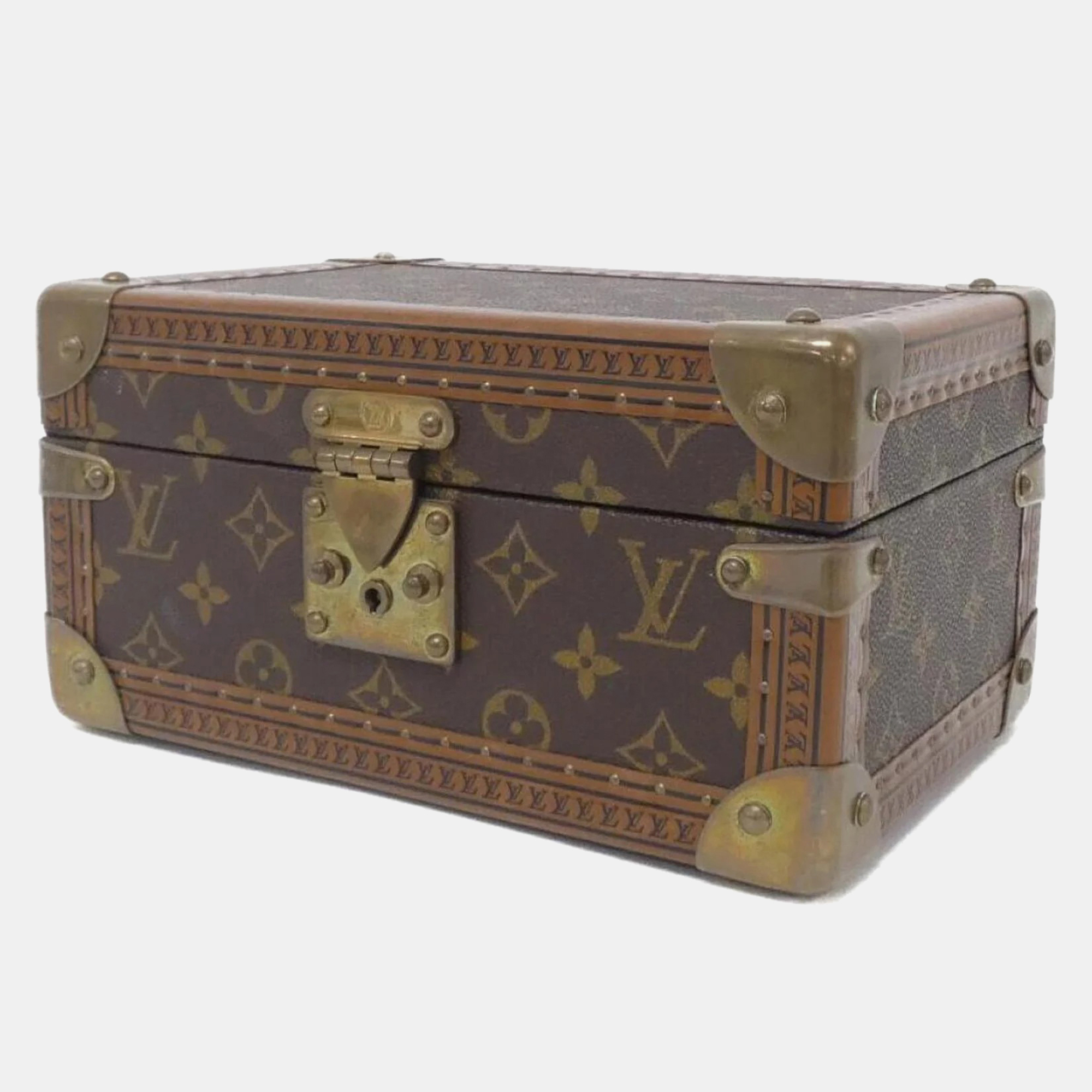 Louis Vuitton Brown Monogram Canvas Coffret Tresor 24, Handbags - Luxury Closet catalog