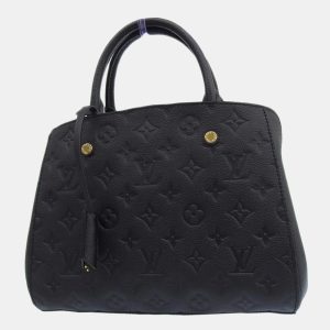 Louis Vuitton Black Leather Monogram Empreinte Montaigne BB Handbag, Tote Handbags - Luxury Closet catalog