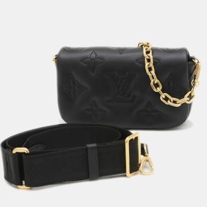 Louis Vuitton Black Leather Bubblegram Wallet on Strap, Wallets & Money Clips - Luxury Closet catalog