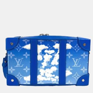Louis Vuitton Blue Monogram Canvas Clouds Soft Trunk, Wallets & Money Clips - Luxury Closet catalog