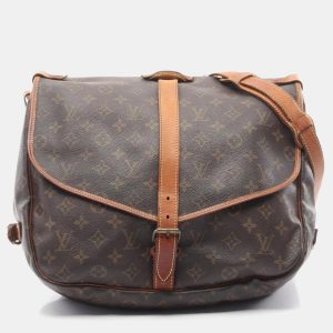 Louis Vuitton Brown Monogram Canvas Saumur 35 Shoulder Bag, Handbags - Luxury Closet catalog