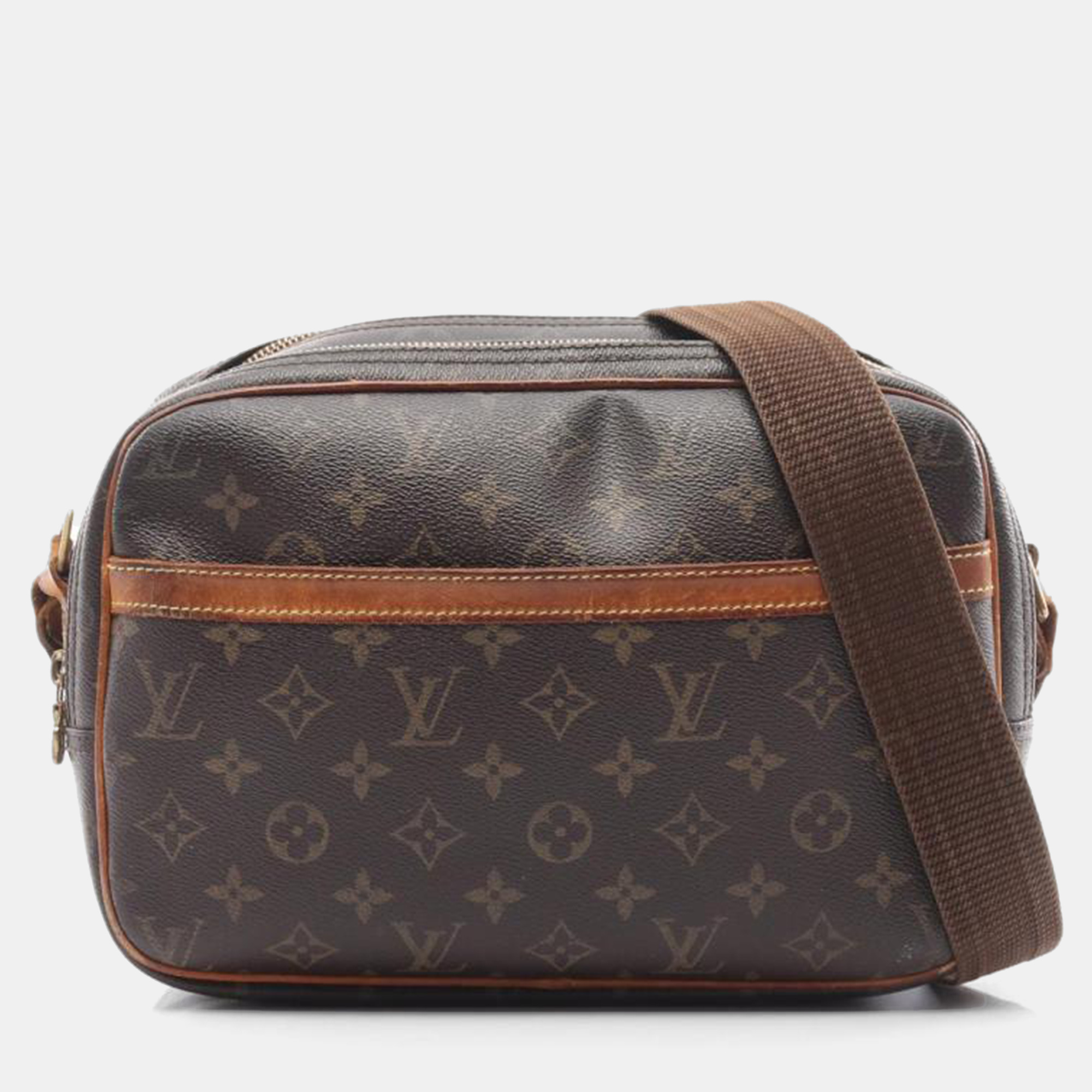 Louis Vuitton Brown Monogram Canvas Reporter PM Shoulder Bag, Tote Handbags - Luxury Closet catalog