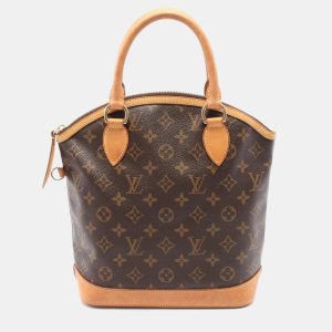 Louis Vuitton Lockit Hand Bag Monogram Leather Brown, Satchels - Luxury Closet catalog