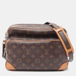 Louis Vuitton Nile Shoulder Bag Monogram Canvas Leather, Shoulder Bags - Luxury Closet catalog