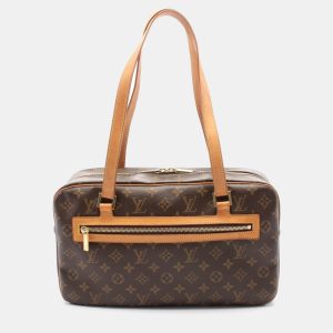 Louis Vuitton Brown Monogram Leather Cite GM Shoulder Bag, Tote Handbags - Luxury Closet catalog