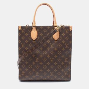 Louis Vuitton Brown Monogram Leather Sac Plat PM Tote Bag, Tote Handbags - Luxury Closet catalog