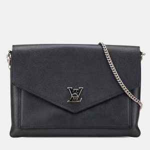 Louis Vuitton Black Leather MyLockMe Chain Pochette, Handbags - Luxury Closet catalog