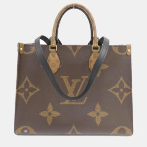 Louis Vuitton Brown Monogram Giant OnTheGo MM Handbag, Tote Handbags - Luxury Closet catalog