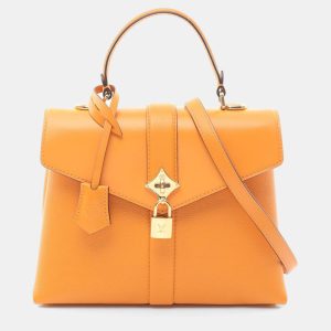 Louis Vuitton Orange Leather Rose des Vents PM Top Handle Bag, Tote Handbags - Luxury Closet catalog