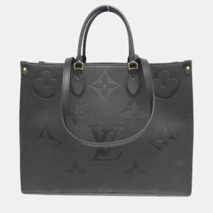 Louis Vuitton Black Monogram Empreinte OnTheGo GM Handbag, Tote Handbags - Luxury Closet catalog