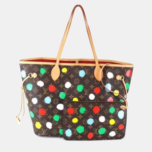 Louis Vuitton Brown Monogram Canvas Dots Neverfull MM Shoulder Bag, Tote Handbags - Luxury Closet catalog