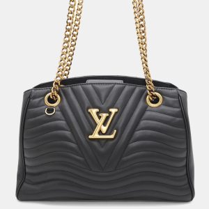 Louis Vuitton Noir Calf Leather New Wave Chain Tote Bag, Tote Handbags - Luxury Closet catalog