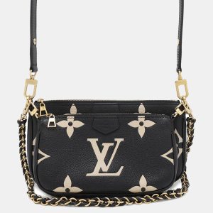 Louis Vuitton Black/Cream Monogram Empreinte Leather Multi Pochette Accessoires, Shoulder Bags - Luxury Closet catalog