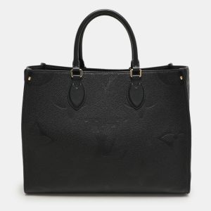 Louis Vuitton Black Monogram Empriente Leather Giant Onthego MM Bag, Tote Handbags - Luxury Closet catalog