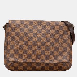 Louis Vuitton Brown Damier Ebene Musette Tango Short Strap, Shoulder Bags - Luxury Closet catalog