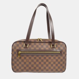 Louis Vuitton Brown Damier Ebene Canvas Cite GM Handbag, Handbags - Luxury Closet catalog