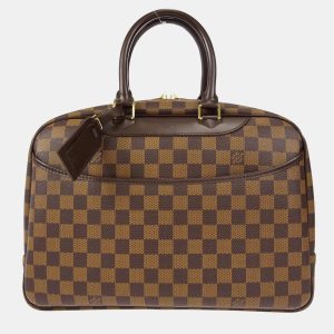 Louis Vuitton Brown Damier Ebene Canvas Deauville Bowling Vanity Shoulder Bag, Satchels - Luxury Closet catalog