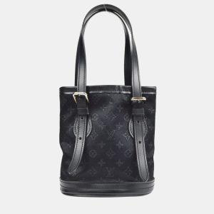 Louis Vuitton Black Monogram Satin Little Bucket Bag, Handbags - Luxury Closet catalog