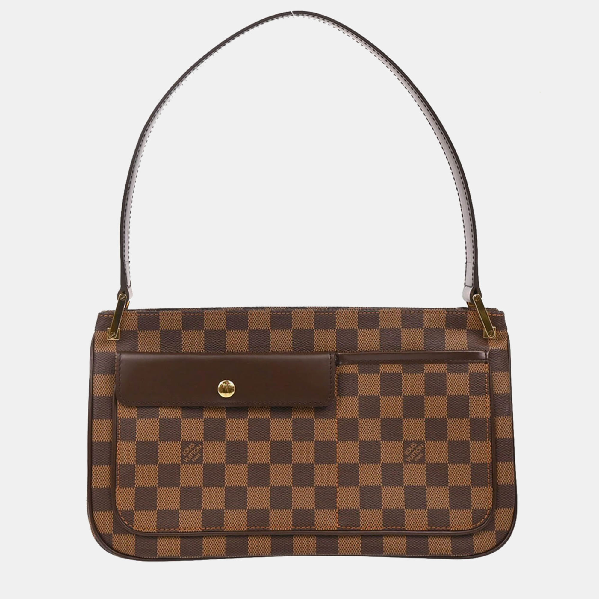 Louis Vuitton Brown Damier Ebene Canvas Aubagne Handbag, Shoulder Bags - Luxury Closet catalog
