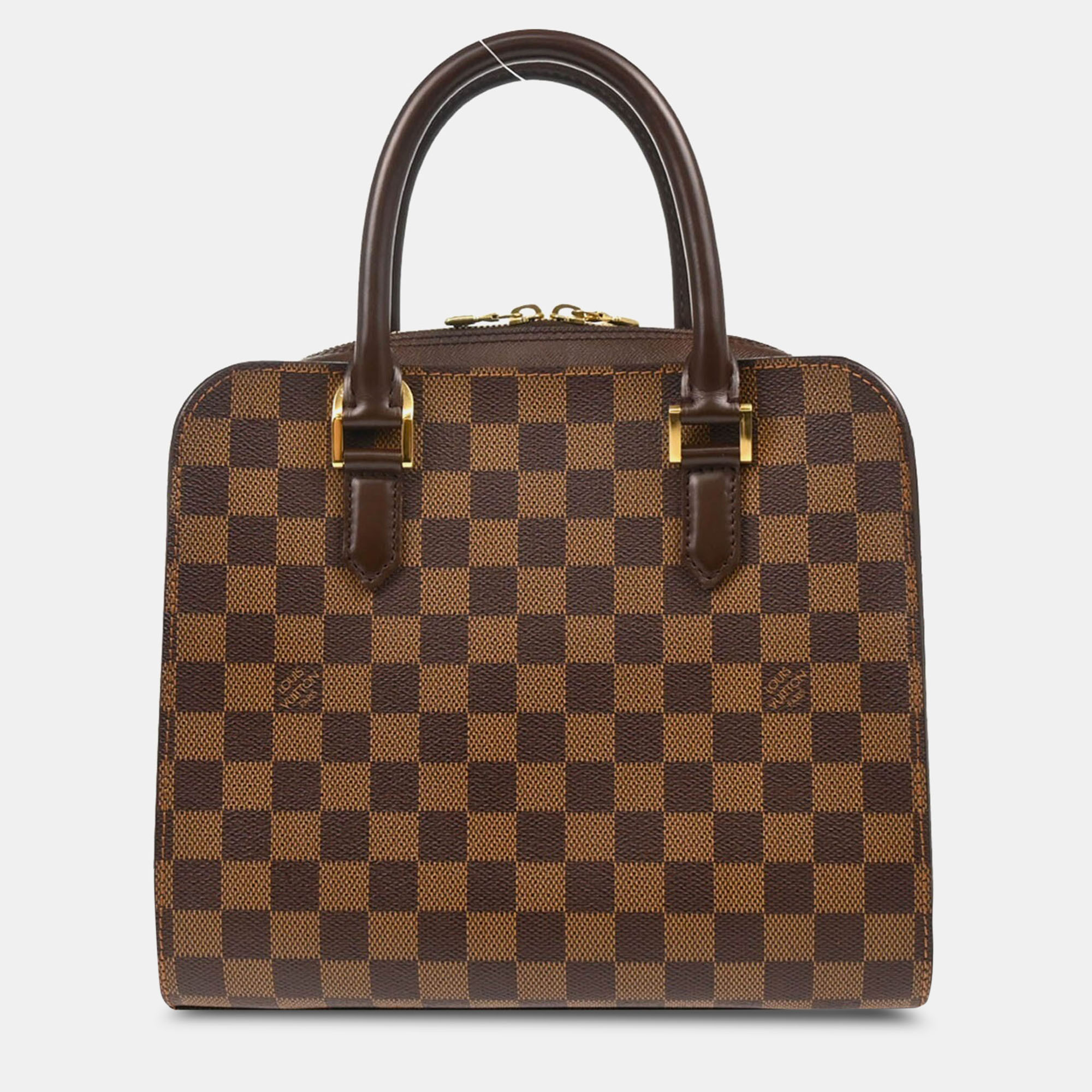 Louis Vuitton Brown Damier Ebene Canvas Triana Handbag, Satchels - Luxury Closet catalog