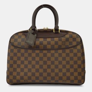 Louis Vuitton Brown Damier Canvas Deauville Bowling Vanity Bag, Satchels - Luxury Closet catalog
