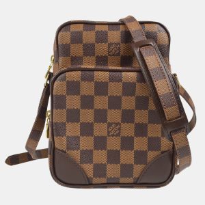 Louis Vuitton Brown Damier Ebene Amazon Crossbody Bag, Handbags - Luxury Closet catalog