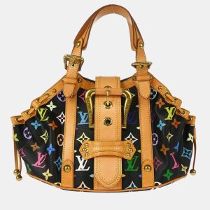 Louis Vuitton Black Monogram Multicolor Theda PM Handbag, Shoulder Bags - Luxury Closet catalog