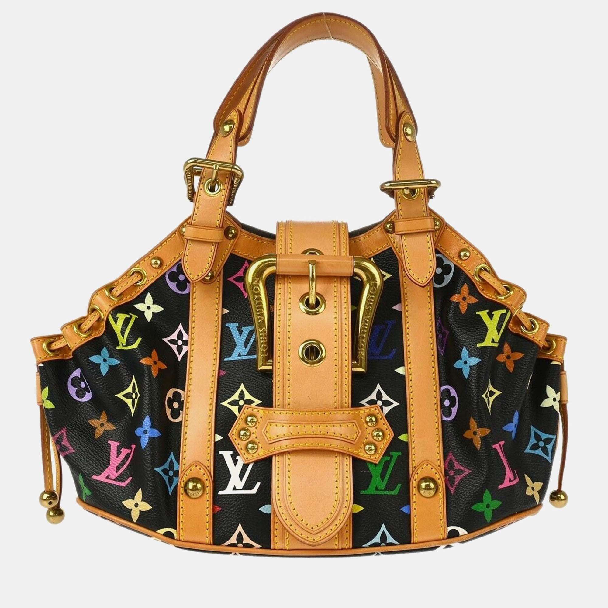 Louis Vuitton Black Monogram Multicolor Theda PM Handbag, Shoulder Bags - Luxury Closet catalog