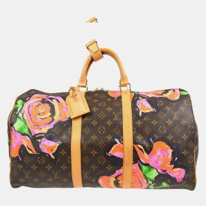 Louis Vuitton Monogram Rose Keepall 50 Duffle Bag, Handbags - Luxury Closet catalog