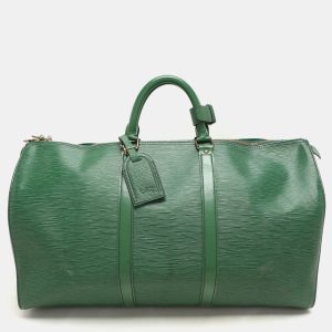 Louis Vuitton Green Epi Leather Keepall 50 Bag, Handbags - Luxury Closet catalog