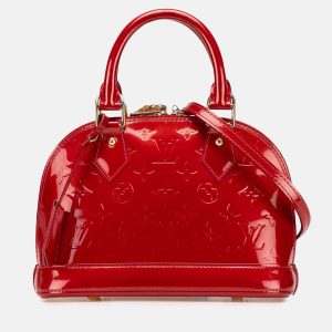 Louis Vuitton Red Monogram Vernis Alma BB, Satchels - Luxury Closet catalog