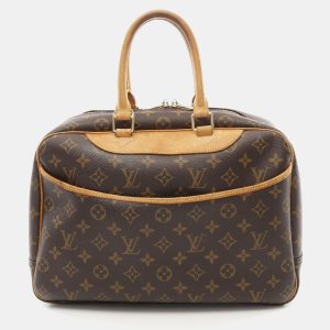 Louis Vuitton Brown Monogram Deauville Bowling Handbag, Satchels - Luxury Closet catalog