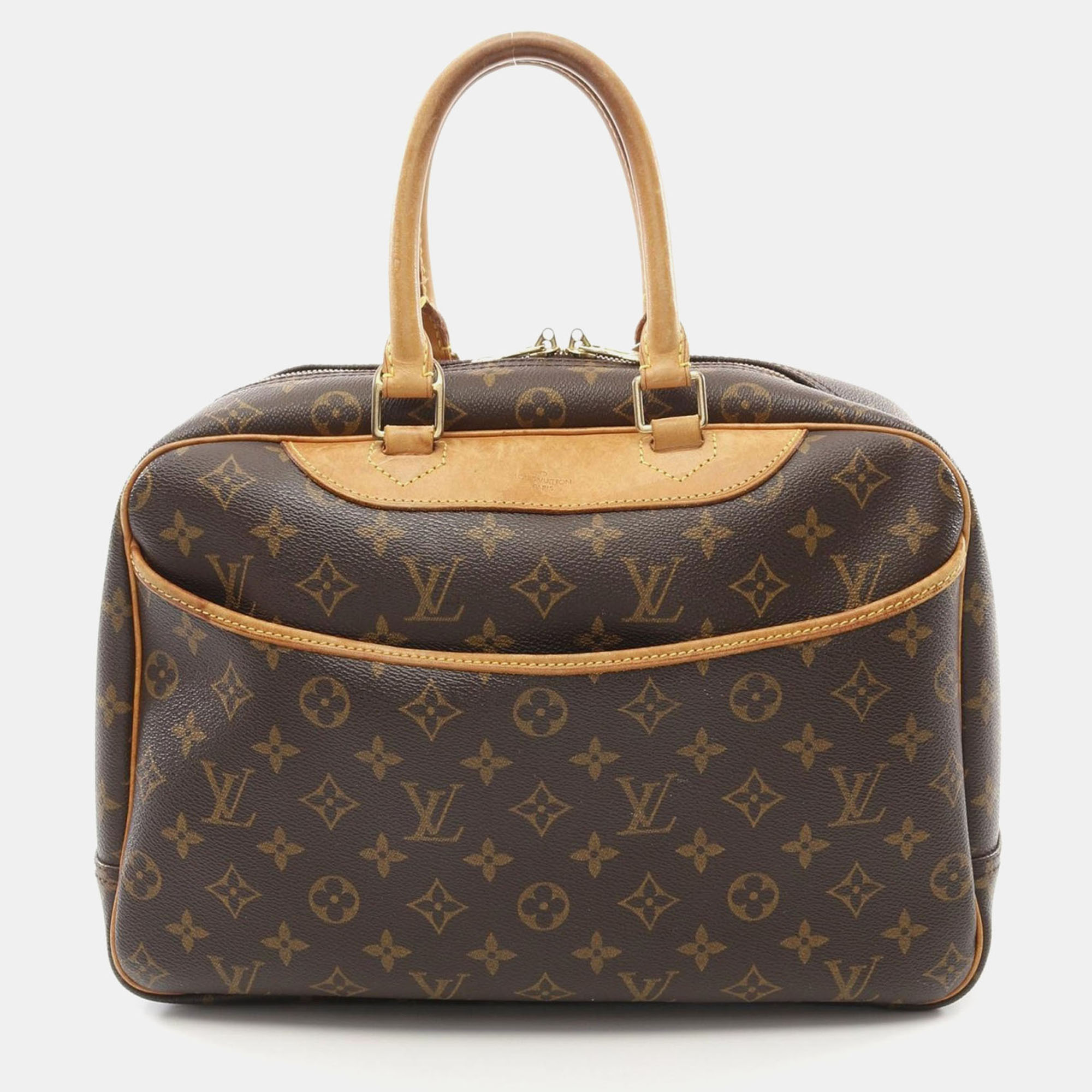 Louis Vuitton Brown Monogram Deauville Bowling Handbag, Satchels - Luxury Closet catalog