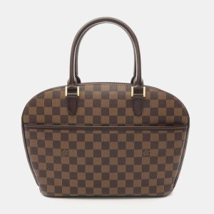 Louis Vuitton Brown Damier Ebene Saria Horizontal Handbag, Satchels - Luxury Closet catalog