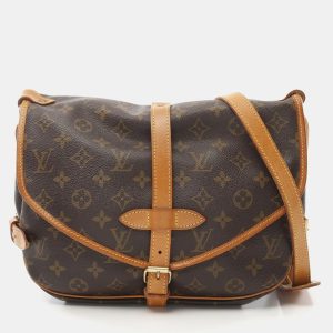 Louis Vuitton Brown Monogram Canvas  Saumur 30 Shoulder Bag, Shoulder Bags - Luxury Closet catalog