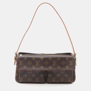 Louis Vuitton Brown Monogram Canvas Vivacite MM Shoulder Bag, Shoulder Bags - Luxury Closet catalog